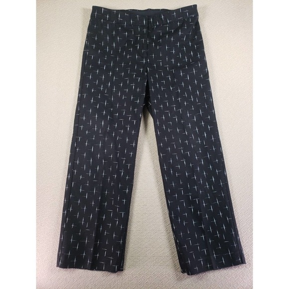 J. Jill Pants - J. Jill Pants Womens 8 Black Canvas Mid Rise Straight Leg Chino Casual Outdoor